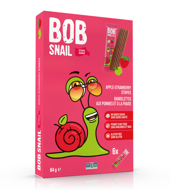 Bob Snail Apple-Strawberry Stripes 84g