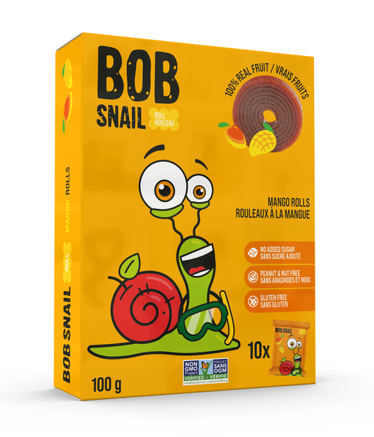 Bob Snail Mango Rolls 5 x 100g