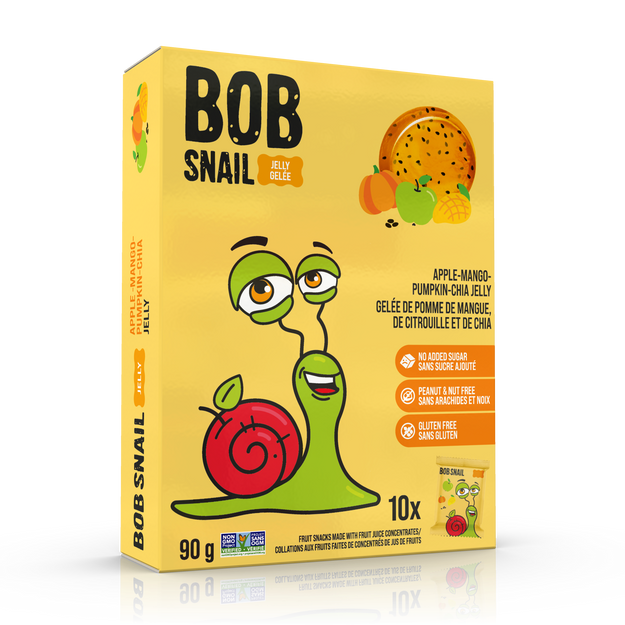 Bob Snail Apple-Mango-Pumpkin-Chia Jelly 5 x 90g