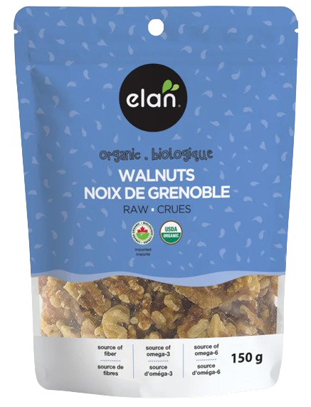 Elan Organics   Raw Walnuts   150 g