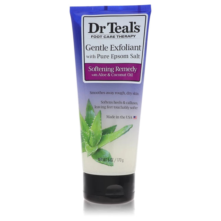 Dr Teal's Women Dr Teal's Gentle Exfoliant With Pure Epson Salt 177 ml Gentle Exfoliant with Pure Epsom Salt Softening Remedy with Aloe & Coconut Oil (Unisex)