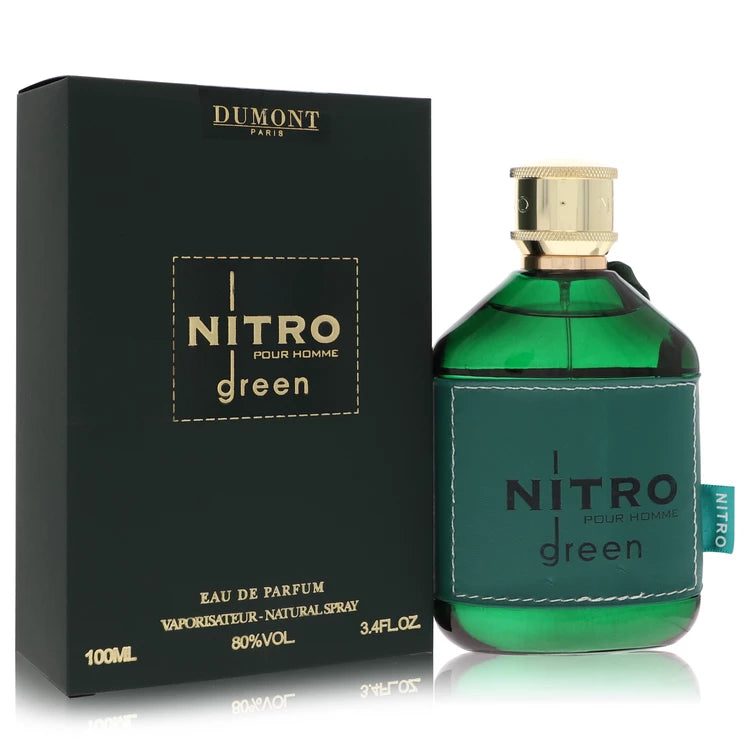 Dumont Nitro Green Eau De Parfum Spray By Dumont Paris 3.4 oz Eau De Parfum Spray