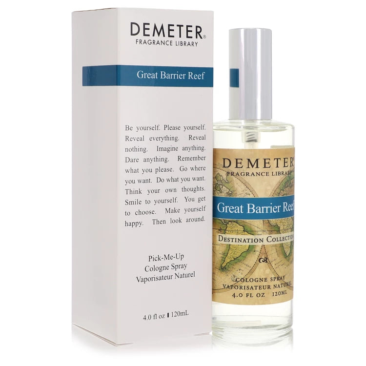 Demeter Great Barrier Reef Cologne Spray By Demeter 4 oz Cologne Spray