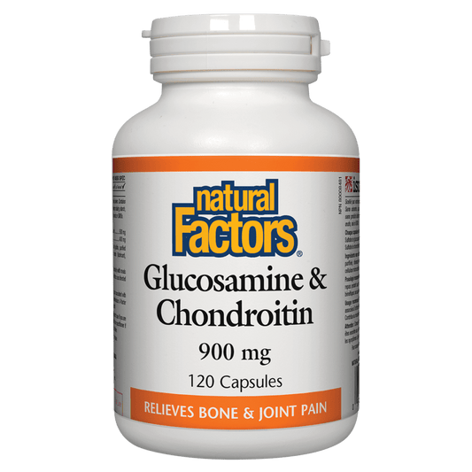 Natural Factors   Glucosamine & Chondroitin Sulfate 900 mg   120 capscaps