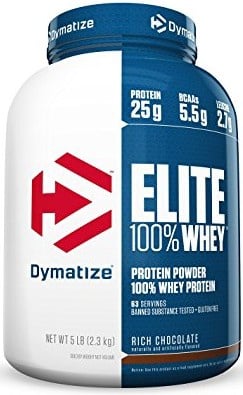 Dymatize - Dymatize Elite Whey Rich Chocolate 5 lbs