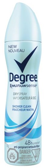 DEGREE WOMEN ANTIPERSPIRANT SHOWER CLEAN 107G AEROSOL