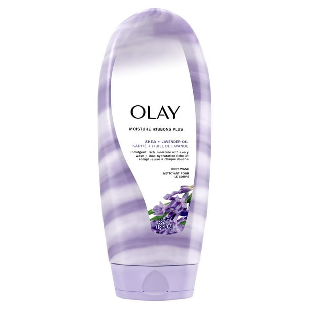 OLAY RIBBON BODY WASH SHEA BUTTER + LAV OIL 532ML