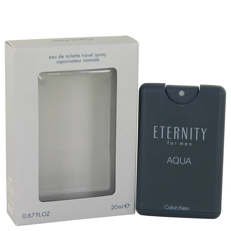 Eternity Aqua Mini EDT Spray By Calvin Klein 0.67 oz Mini EDT Spray