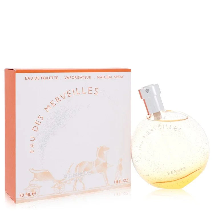 Eau Des Merveilles Eau De Toilette Spray By Hermes 1.6 oz Eau De Toilette Spray