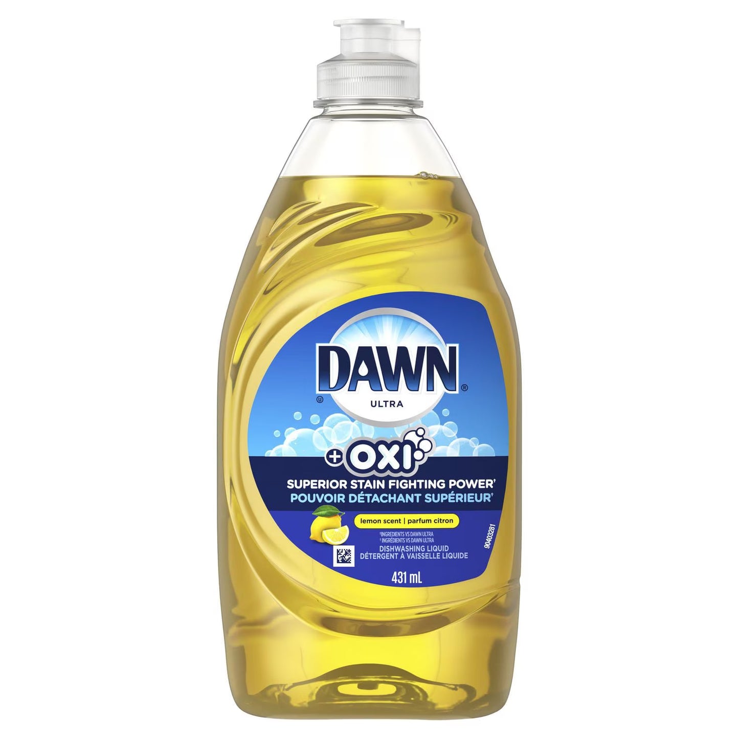 DAWN ULTRA LEMON OXI 431ML pack of 10