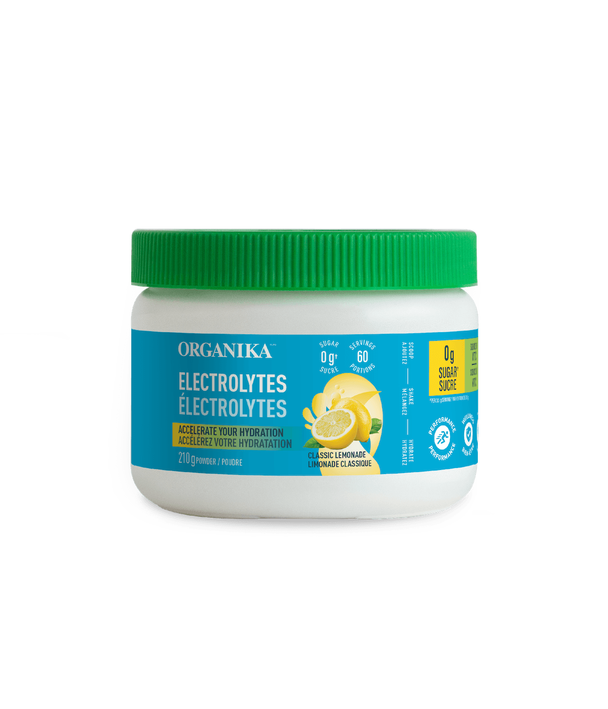 Organika ELECTROLYTES CLASSIC LEMONADE 210G