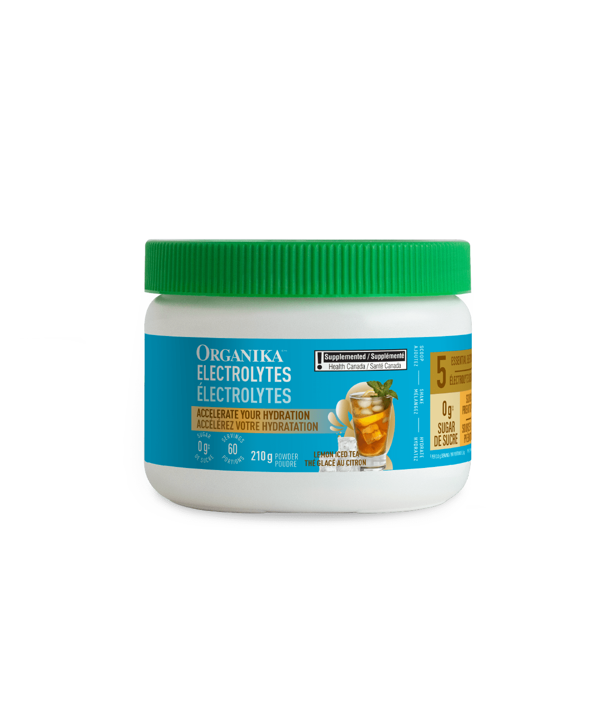 Organika   ELECTROLYTES LEMON ICED TEA 210G