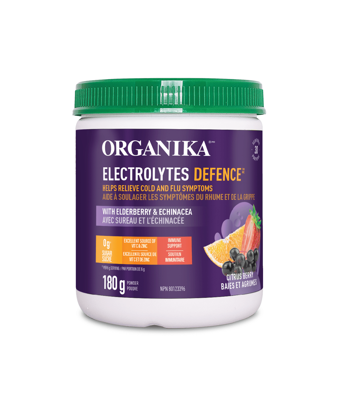 Organika ELECTROLYTES DEFENCE ELDERBERRY 180G