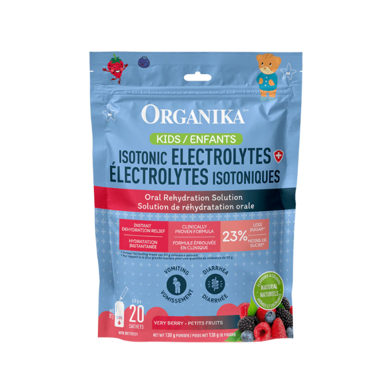 Organika   ELECTROLYTES ISOTONIC FOR KIDS VERY BERRY 6.5G 20BAG
