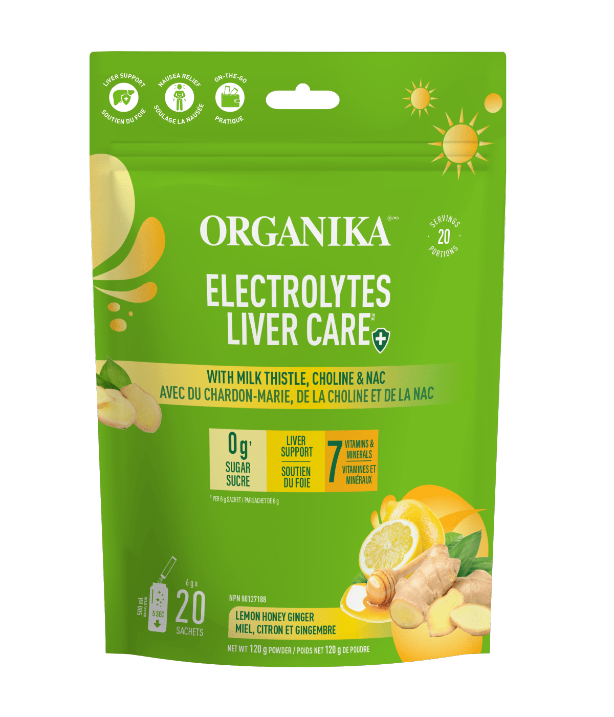 Organika ELECTROLYTES LIVER CARE 20BAG