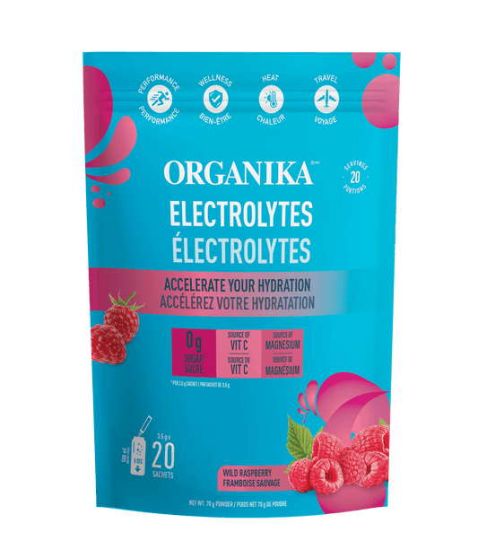 Organika   ELECTROLYTES WILD RASPBERRY 3.5G 20BAG