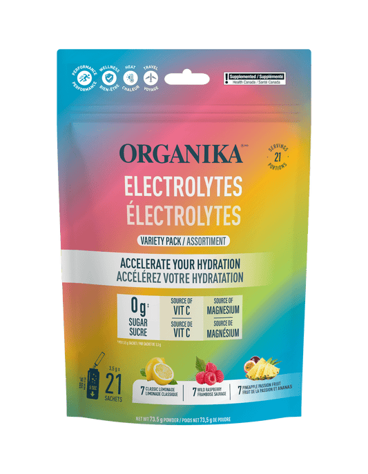 Organika   ELECTROLYTES VARIETY PACK   73.5G  ( 21 X 3.5g )