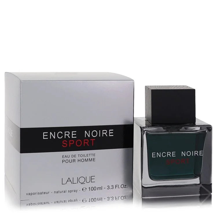 Encre Noire Sport Eau De Toilette Spray By Lalique 3.3 oz Eau De Toilette Spray
