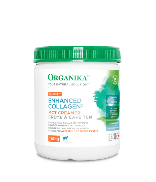 Organika   ENHANCED COLLAGEN BOOST MCT VANILLA 150G