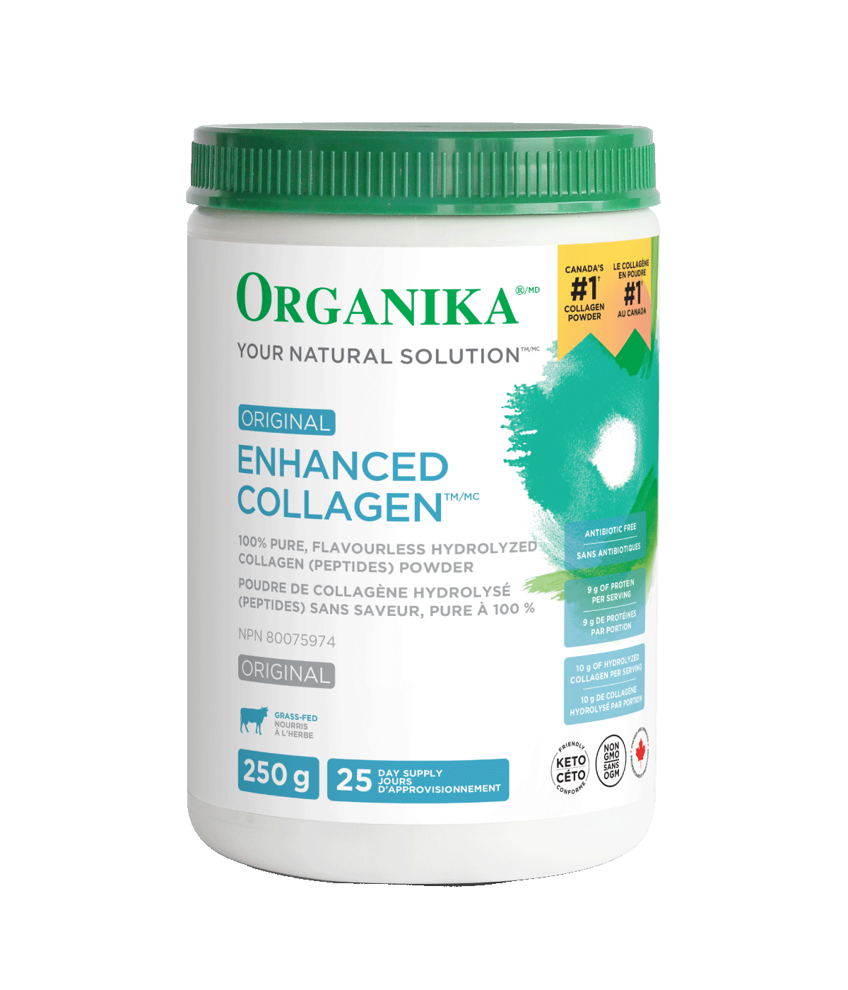 Organika   ENHANCED COLLAGEN ORIGINAL 250G
