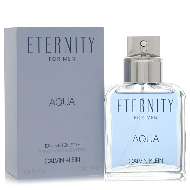 Eternity Aqua Eau De Toilette Spray By Calvin Klein 3.4 oz Eau De Toilette Spray