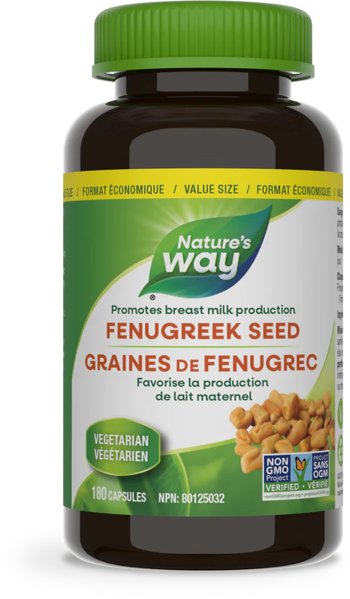 Nature's Way - Fenugreek Seed - 180 veg Caps