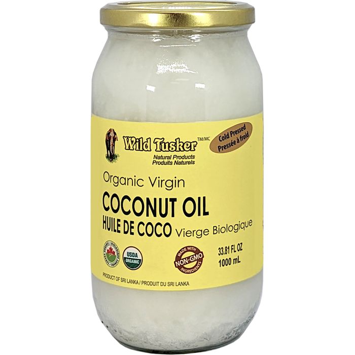 Wild Tusker - Organic Virgin Coconut Oil - Large 1000ml