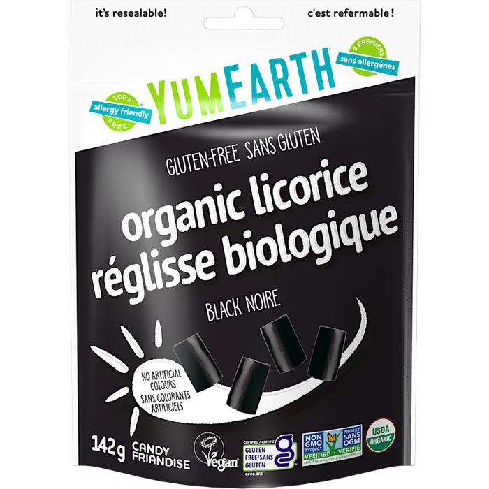 YumEarth - Candies - Organic Black Licorice 142g