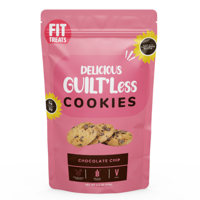 Fit Treats Fit Treats Better-For-You Cookies Flavour: Chocolate Chip
Container Size: 125 g Case of 10