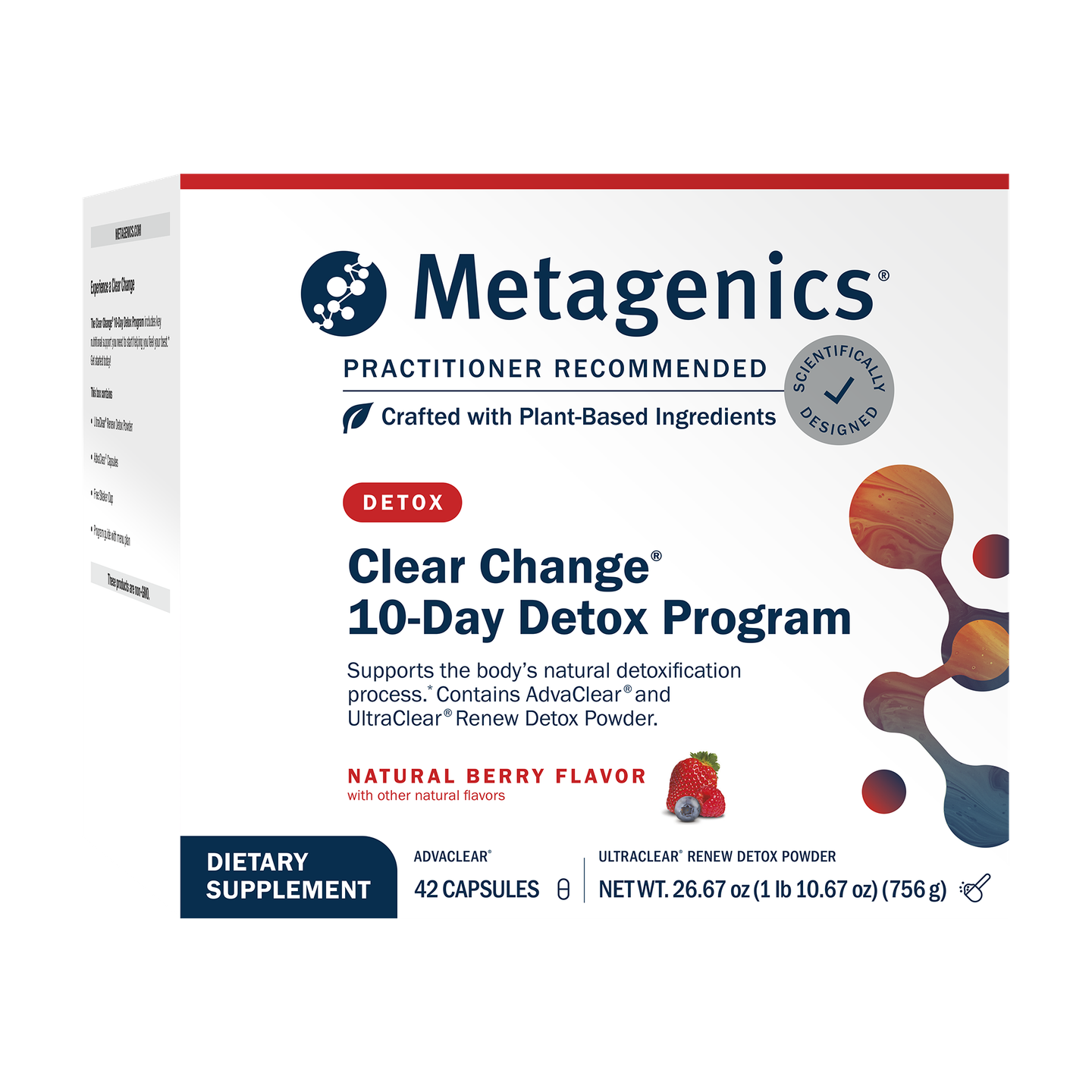 Metagenics Clear Change™ 10-Day Program Berry (1 kit) 756 g