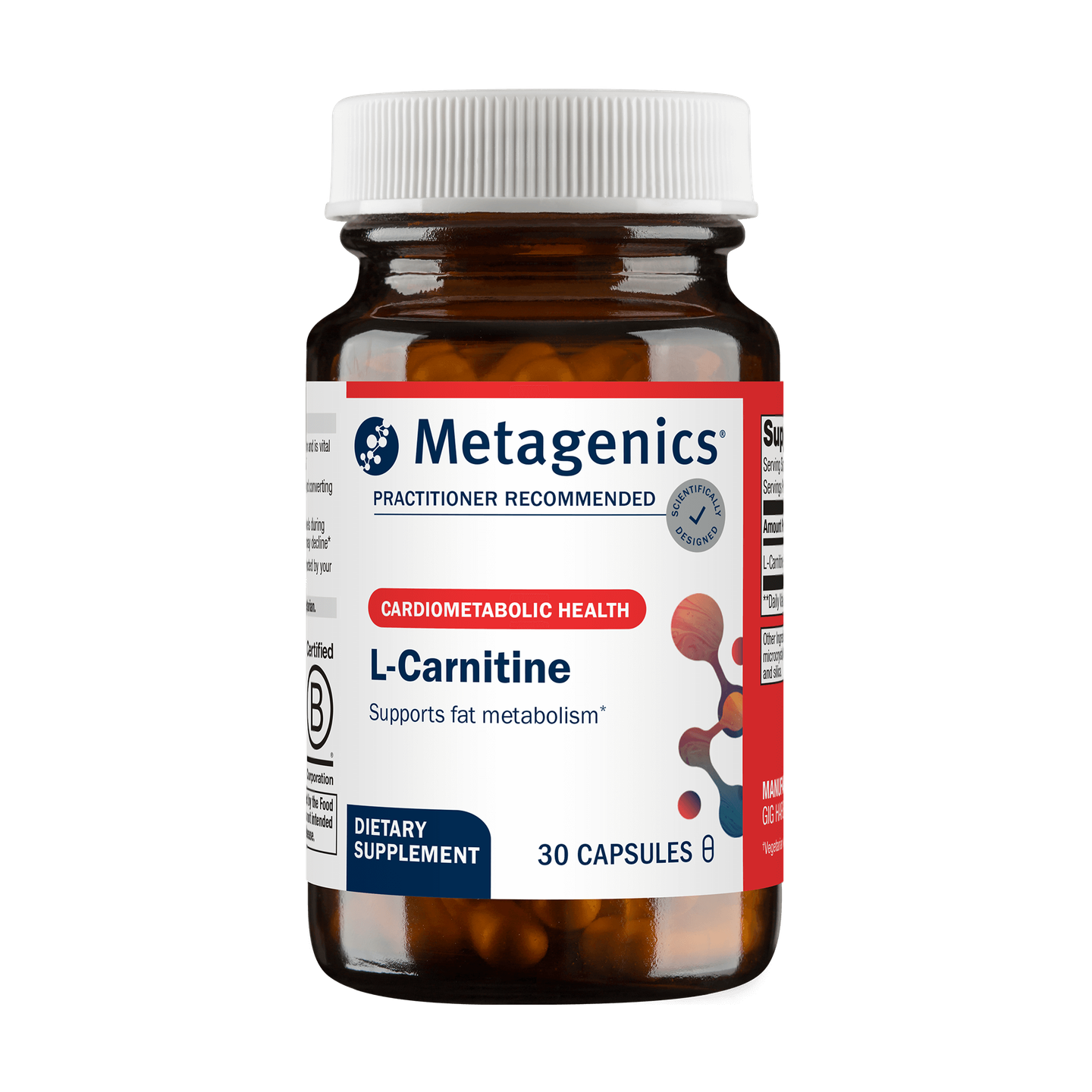 Metagenics L-Carnitine 30Capsules