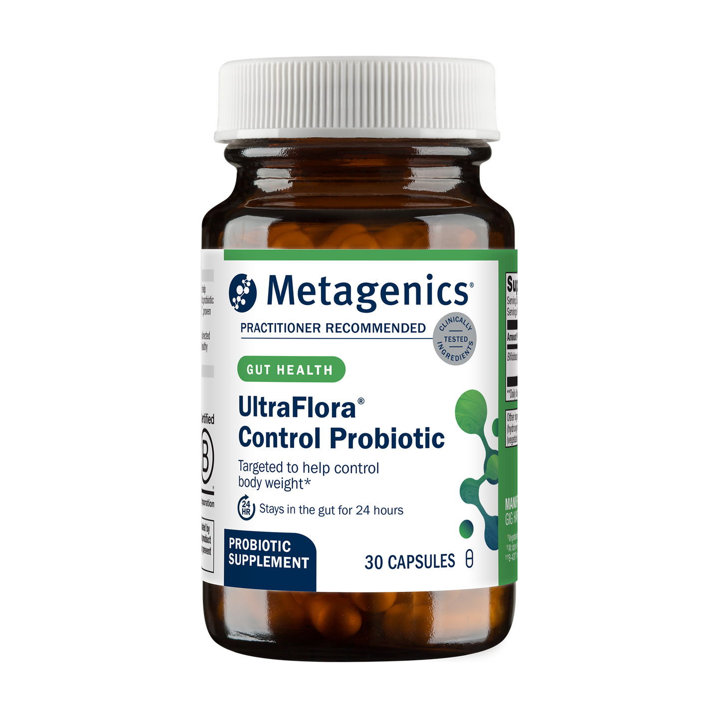 Metagenics UltraFlora Control Probiotic 30Capsules