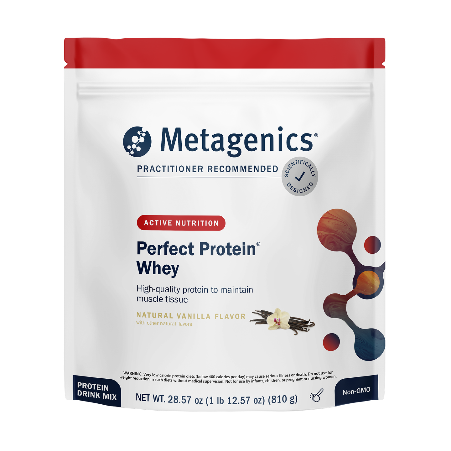 Metagenics Perfect Protein Whey Vanilla (30 servings) 810 g