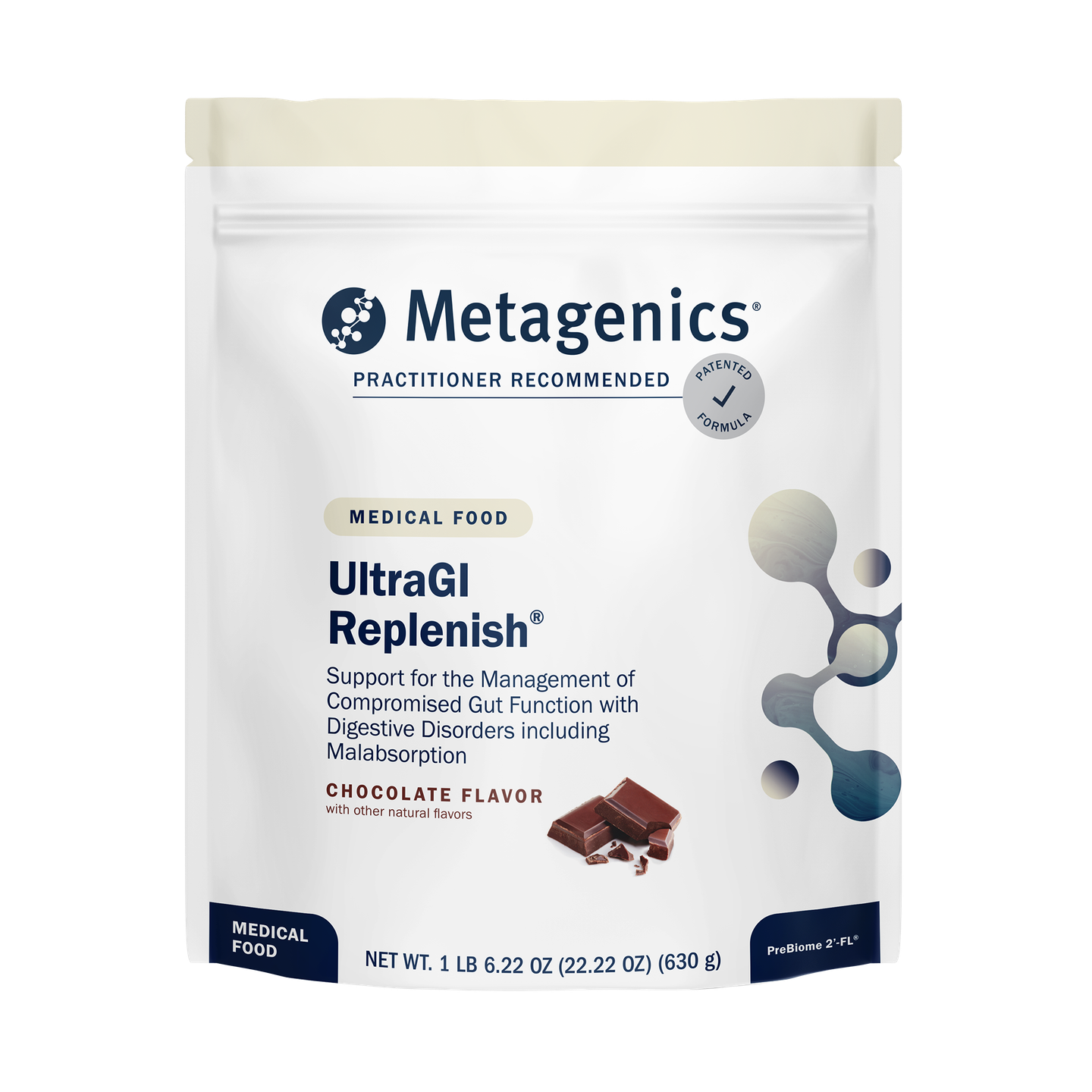 Metagenics UltraGI Replenish™ Chocolate (14 servings) 630 g