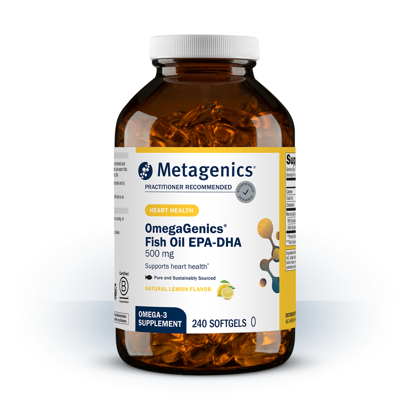 Metagenics OmegaGenicsFish Oil EPA-DHA 500 mg 240Capsules