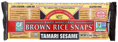 Edward & Sons Trading Co.-Tamari Sesame Brw Rice Snaps