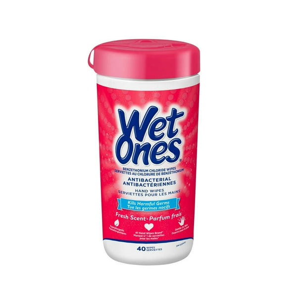 WET ONES ANTIBACTERIEN CANISTER 40