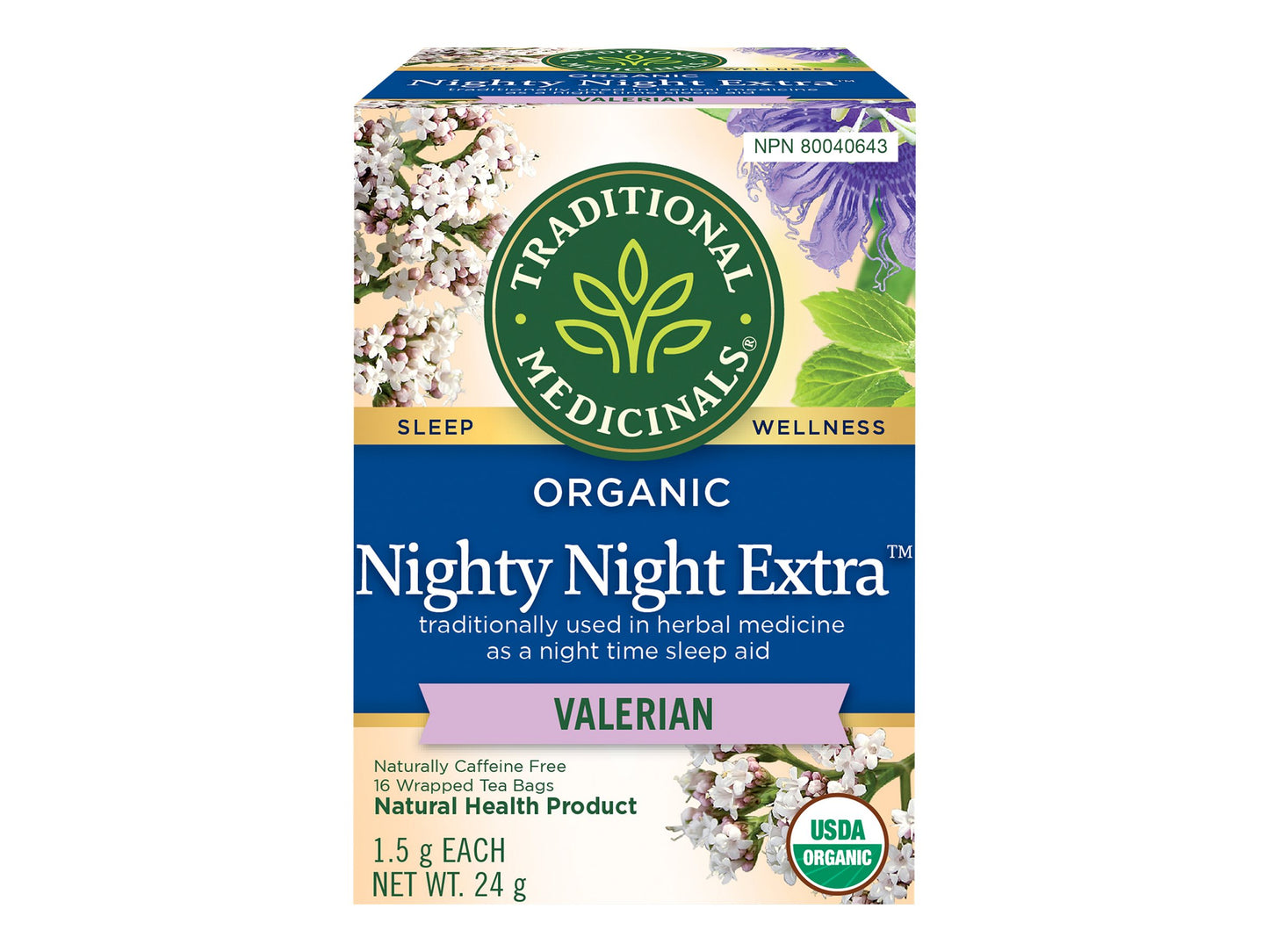 Traditional Medicinals   Herbal Teas   Nighty Night Extra16CT