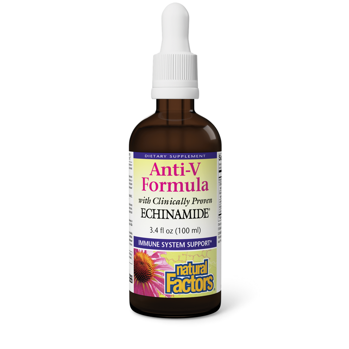 Natural Factors Anti-Viral Potent Fresh Herbal Tincture, ECHINAMIDE® 100 mL tinctinc