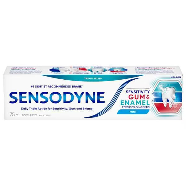 TOOTHPASTE SENSODYNE SENSITIVITY GUM MINT 75ML