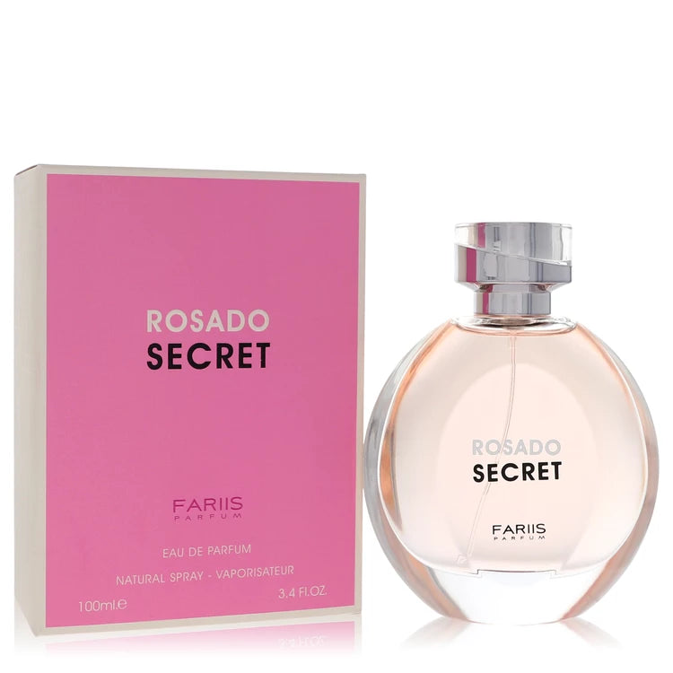 Fariis Rosado Secret Eau De Parfum Spray By Fariis Parfum 3.4 oz Eau De Parfum Spray