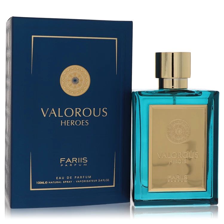 Fariis Valorous Heroes Eau De Parfum Spray By Fariis Parfum 3.4 oz Eau De Parfum Spray