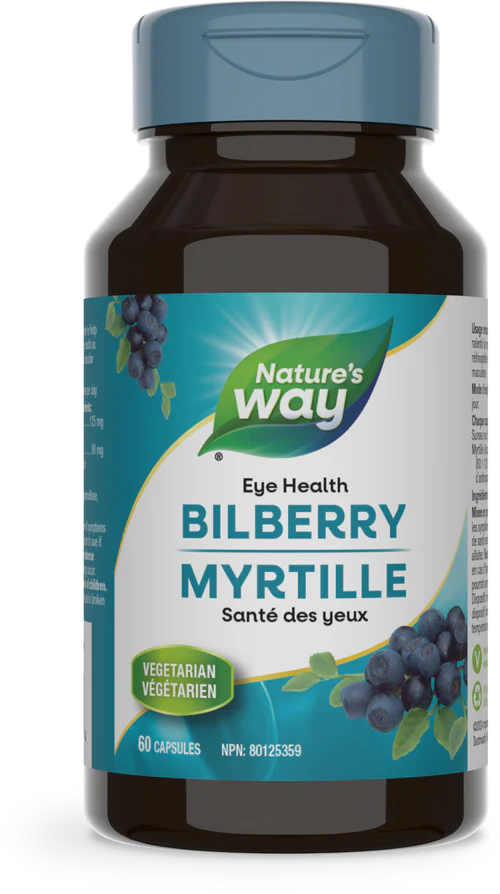 Nature's Way - Bilberry - 60 Veg Caps
