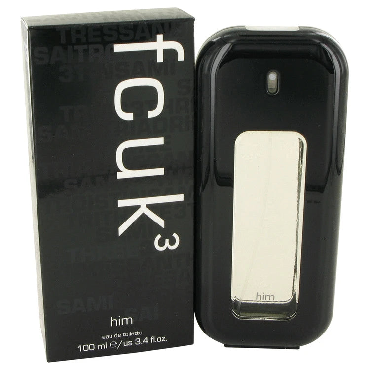 Fcuk 3 Eau De Toilette Spray By French Connection 3.4 oz Eau De Toilette Spray