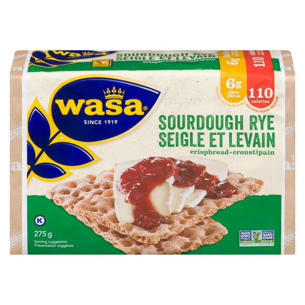 Wasa (Crispbread) - Wasa Sourdough Rye (6 x 275g)
