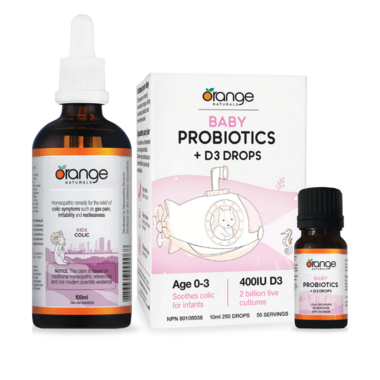Orange Naturals - Baby Probiotics + Kids Colic BOGO