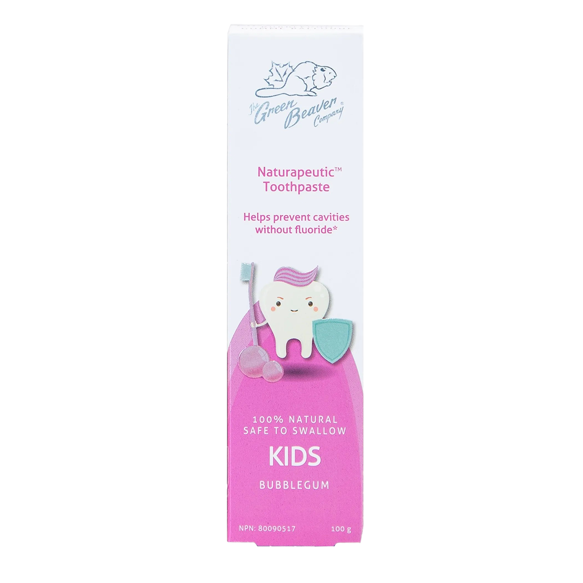 GREEN BEAVER Kids Bubblegum Toothpaste 100g