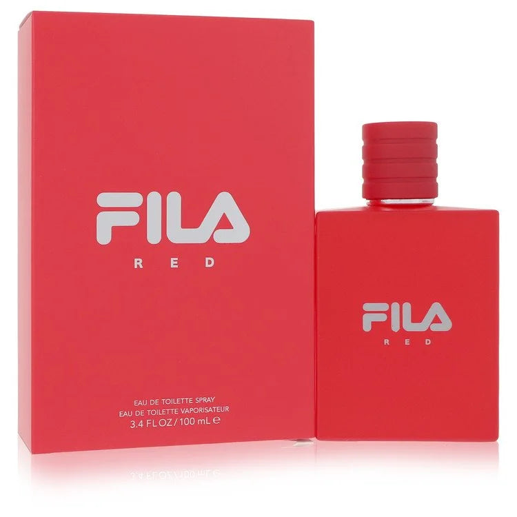 Fila Red Eau De Toilette Spray By Fila 3.4 oz Eau De Toilette Spray