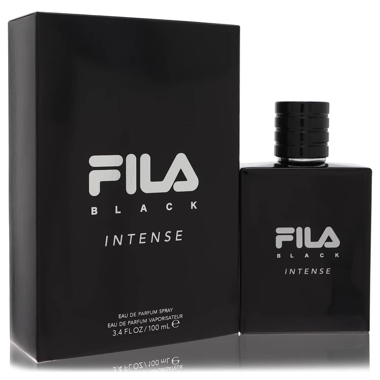 Fila Black Intense Eau De Parfum Spray By Fila 3.4 oz Eau De Parfum Spray