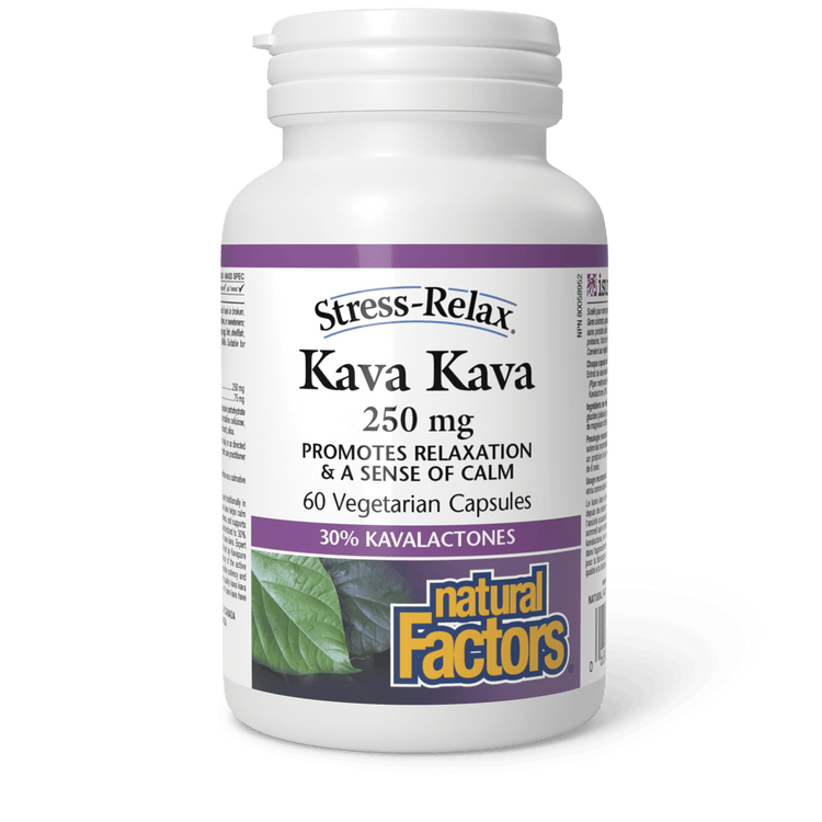 Natural Factors   Kava Kava 250 mg, Stress-Relax®   60 vcapsvcaps